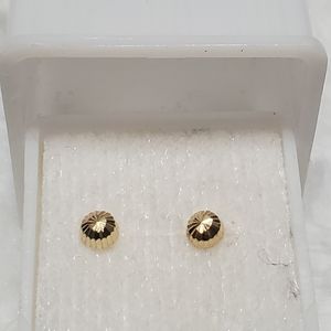 14k gold baby studs